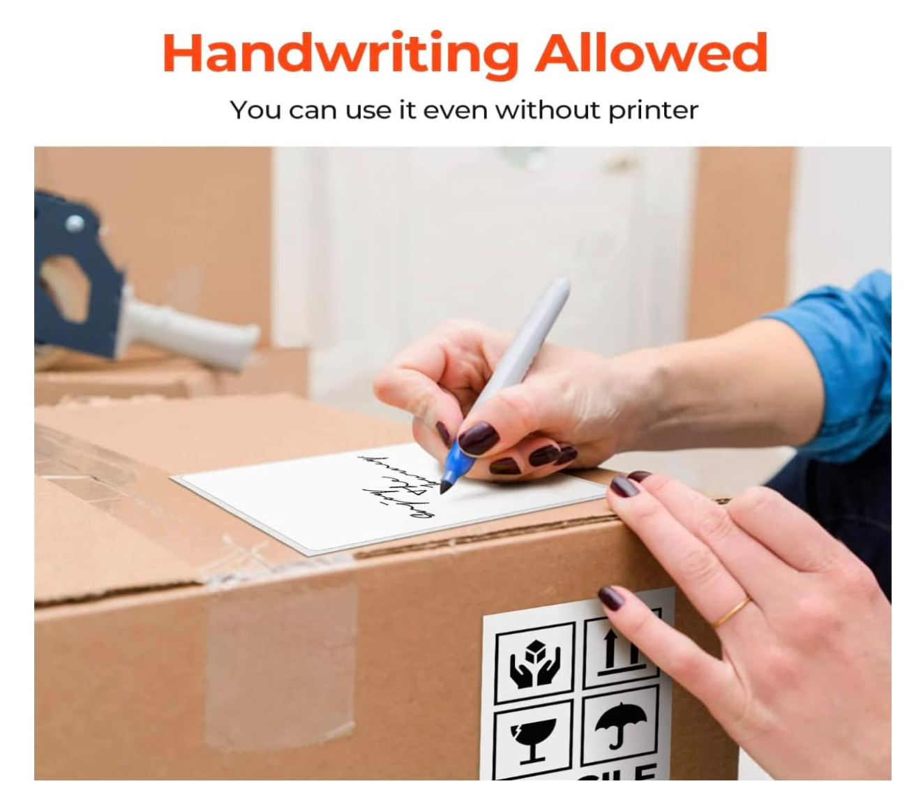 Thermal Direct Shipping Label (Pack of 500 4x6 Per Fanfold Labels) - Commercial Grade