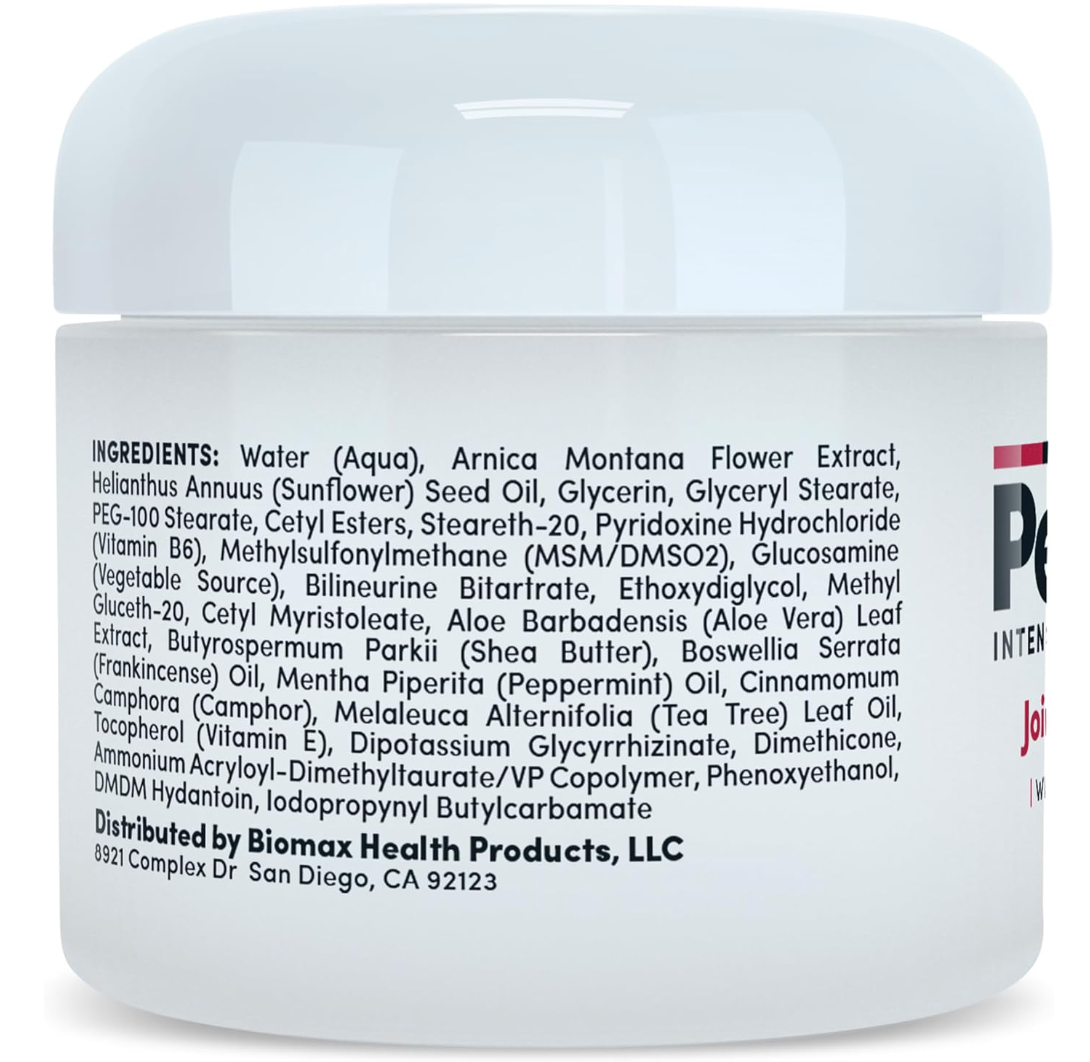 Penetrex Hemp Cream – Premium Whole Body Rub with Arnica, Vitamin B6 MSM & Boswellia – Non-Greasy 2oz Cream